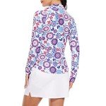 M MOTEEPI Women's Quarter Zip Lightweight Pullover