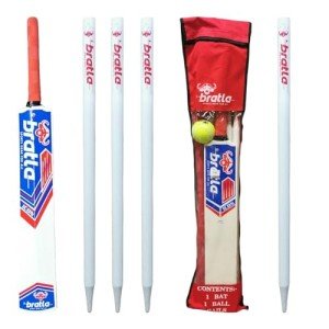 Bratla Wooden Cricket Kit - Complete Set for All