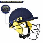 DSC Bouncer Cricket Helmet - Navy Blue, Medium