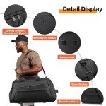 60L Waterproof Duffel Bag with Compartments