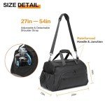60L Waterproof Duffel Bag with Compartments