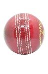 BT Red Cricket Ball - Pack of 6 Leather Balls