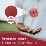 BT Red Cricket Ball - Pack of 6 Leather Balls