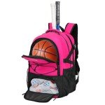 LARIPOP Tennis Backpack for 2 Rackets and Shoes