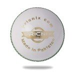 Cricnix Gold White Leather Cricket Ball 5oz