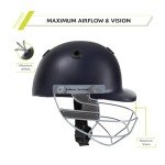 SG OPTIPRO Navy Blue Cricket Helmet - Large