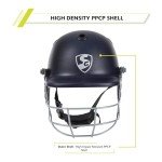 SG OPTIPRO Navy Blue Cricket Helmet - Large
