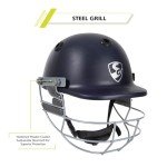 SG OPTIPRO Navy Blue Cricket Helmet - Large