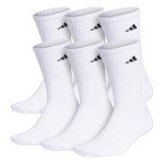 adidas Men's Cushioned Crew Socks (6-Pair)