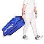 FORTRESS Heavy-Duty Wheelie Cricket Bag - Senior