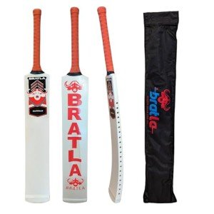 Bratla Lightweight Cricket Bat for Tape Tennis