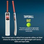 Bratla Lightweight Cricket Bat for Tape Tennis