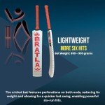 Bratla Lightweight Cricket Bat for Tape Tennis