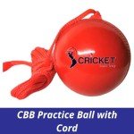 Bratla Cricket Training Ball with Rope for Practice