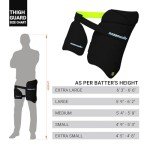 Moonwalkr 2.0 Lightweight Cricket Thigh Guards – Black