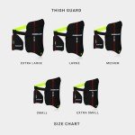 Moonwalkr 2.0 Lightweight Cricket Thigh Guards – Black