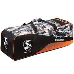 SG Superpak Cricket Kit Bag - Black Camo Orange