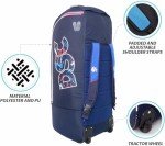 DSC Intense Pro Black & Blue Cricket Duffle Bag