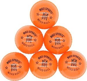 MARIB Wind Cricket Balls - Soft Training Ball (Orange)