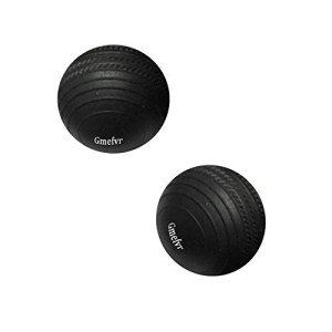 Gmefvr High-Quality Black Gully Cricket Balls (2)