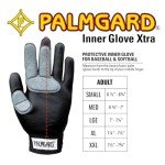 Markwort Palmgard Xtra Inner Glove - Black, Left Hand