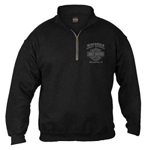 Harley-Davidson Ghoulish Skull 1/4 Zip Pullover