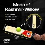 Krisp Sports Kashmir Willow Full-Size Cricket Bat