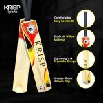 Krisp Sports Kashmir Willow Full-Size Cricket Bat