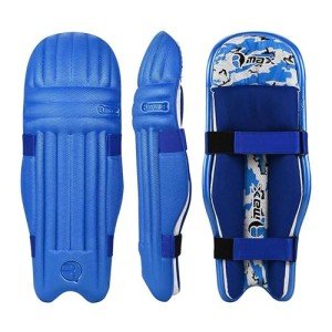 RMAX Full Size Cricket Batting Legguard Pad - Royal Blue