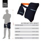 Moonwalkr Lightweight Thigh Guards for Cricket Batters