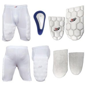 Cricket Batting Thigh Guards Protective Shorts with Groin Cup (Small, Sports Protective Shorts)