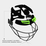 Moonwalkr Mind 2.0 Cricket Helmet - Black, Large