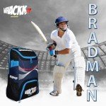 WHACKK Bradman Blue Navy Cricket Kit Bag, Blue, One Size, Bradman