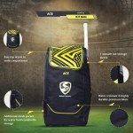 SG Cricket Kit Bag ACE Duffle, Polyester, Black Lime