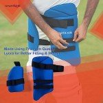 SPORTAXIS Cricket Lycra Thigh Guard Pad Set for Adult and Youth for Lower Body Protection.