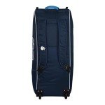 DSC Intense Duffle Kit Bag with Wheelie | Color: Navy Blue | Size: 38 x 15.5 x 24 inches | Material: Polyester | Premium Quality | One Big Accessory Pocket | Two Padded Bat Pockets