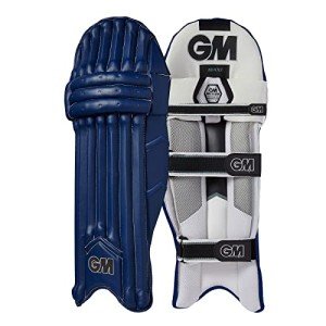 Gunn & Moore GM Cricket Maxi 606 Batting Leg Guards for Adults ' (Navy Blue Color), Right Handed