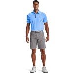 Under Armour Men's Tech Golf Polo, Carolina Blue (475)/Pitch Gray, X-Small