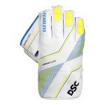 DSC Condor Glider Cricket Wicket Keeping Gloves | Color: White | Size: Mens | for Men & Boys | Material: PVC | Lightweight | Sweat Absorbing Wrist Grip