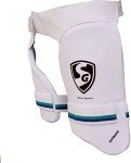 SG Cricket Guard Set - Men's, Multicolor - Thigh, Elbow, Chest Protection - Unisex, Adjustable, Cricket, White