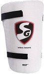 SG Cricket Guard Set - Men's, Multicolor - Thigh, Elbow, Chest Protection - Unisex, Adjustable, Cricket, White