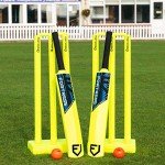 Net World Sports Backyard Cricket Sets | Kwik Cricket | Bats, Stumps, Bails, Balls and A Carry Bag [3 Sizes] (Senior (Full Size))