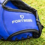 FORTRESS Cricket Catching Mitt [Left/Right Handed] | Baseball Style Glove for Fielding Practice Drills (Right Handed)