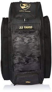 SG Cricket Kit Bag Camo Pack 12x12x35 inches Black