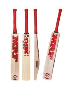 MRF Legend VK 18 1.0 Cricket Bat, red, Short Handle (SH)