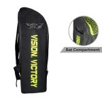 Prokick Impulse Duffle Cricket Kitbag|Cricket Kit Bag Backpack |Duffle Kit Bag, Full Size with Shoulder Straps,Backpack - Black/Lime