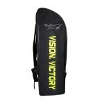 Prokick Impulse Duffle Cricket Kitbag|Cricket Kit Bag Backpack |Duffle Kit Bag, Full Size with Shoulder Straps,Backpack - Black/Lime