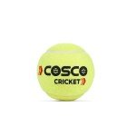 Cosco Cricket Normal Force Leather Tennis Ball (Yellow) -Pack of 6