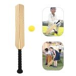 Mipcase Kids Cricket Set Cricket Bat with Ball Eva Cricket Game Training Baseball Cricket Kit for Parent-Child Sports Game