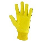 KOOKABURRA Unisex's Padded Cotton Wicket Keeping Inners, Yellow/Black, Over Sized Adult